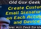 Create Custom Email Signatures For Each Account and Device Combination