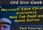 Edge Chromium New Tab and Home Buttons Advanced Configuration